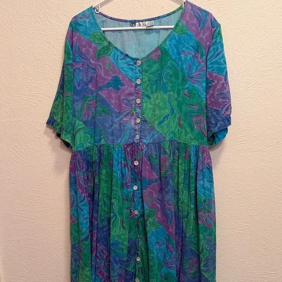 ☔️☔️☔️BOGOHO☔️☔️☔️Colorful Women's Dress-2-XL - Picture 2 of 10
